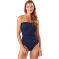 Tommy Bahama Pearl Shirred Bandeau One-Piece