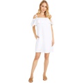 Tommy Bahama Linen Dye Off-the-Shoulder Dress Cover-Up