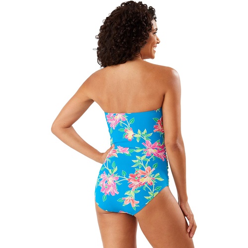  Tommy Bahama Sun Lilies Twist Bandeau One-Piece