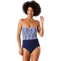 Tommy Bahama Island Cays Ikat Bandeau One-Piece