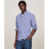 Tommy Hilfiger Mens Gingham Long Sleeve Button Down Oxford Shirt