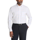 Tommy Hilfiger Mens Flex Wrinkle Free Stretch Pinpoint Dress Shirt