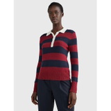TOMMY HILFIGER TH Monogram Wool Rugby Sweater