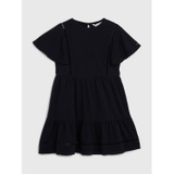 TOMMY HILFIGER Kids TH Monogram Flutter Dress