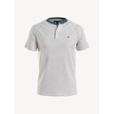 TOMMY HILFIGER Regular Fit Collarless Henley Polo