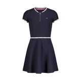 Girls 7-16 Taping 1/4 Zip Dress