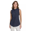 Womens Sleeveless Popover Blouse