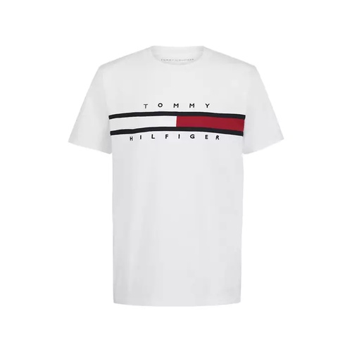 타미힐피거 Boys 4-7 New Signature Short Sleeve Graphic T-Shirt