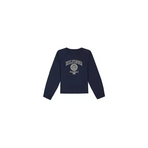 타미힐피거 Girls 7-16 Varsity Embroidered Graphic T-Shirt