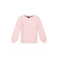 Girls 7-16 Heritage Pointelle Knit Sweater
