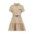 Girls 7-16 Canvas Shirtdress