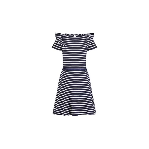 타미힐피거 Girls 7-16 Striped Ruffle Dress