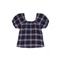 Girls 7-16 Seersucker Plaid Printed Top