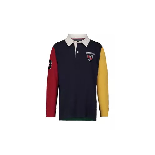 타미힐피거 Boys 4-7 Color Blocked Rugby Shirt