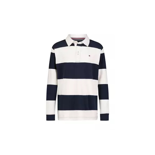 타미힐피거 Boys 4-7 Bold Stripe Rugby Shirt