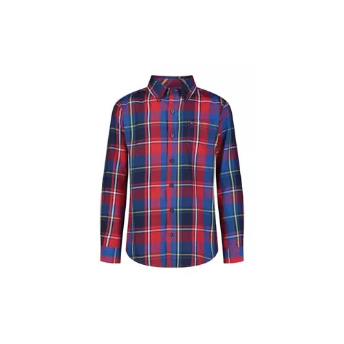 타미힐피거 Boys 4-7 Saturated Plaid Printed Shirt