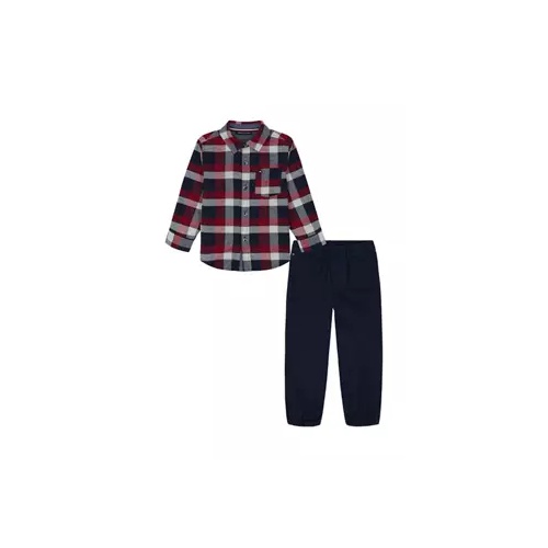 타미힐피거 Boys 4-7 Printed Woven Set