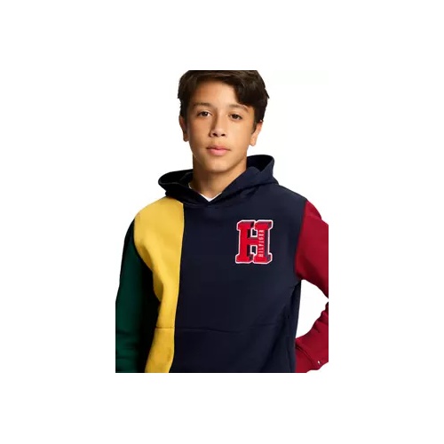 타미힐피거 Boys 8-20 Color Blocked Logo Hoodie