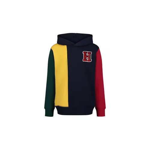 타미힐피거 Boys 8-20 Color Blocked Logo Hoodie