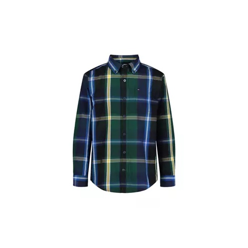 타미힐피거 Boys 8-20 Poplin Printed Button Down Shirt