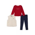 Girls 4-6x Corduroy Vest Set