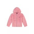 Girls 7-16 Minky Zip Front Hoodie