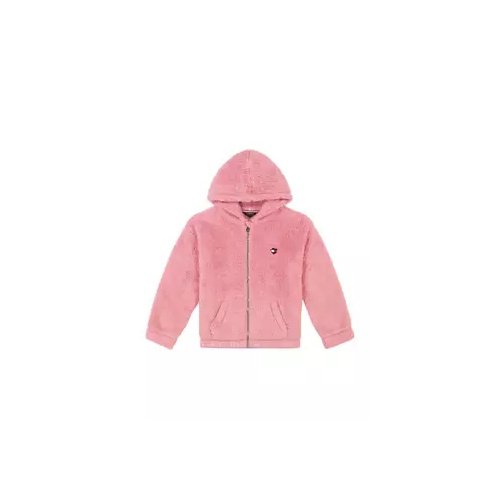 타미힐피거 Girls 7-16 Minky Zip Front Hoodie