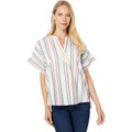 Tommy Hilfiger Short Sleeve Stripe Popover