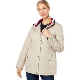 Tommy Hilfiger Global Knit Trim Diamond Quilt Jacket