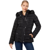 Tommy Hilfiger Faux Fur Hooded Short Puffer