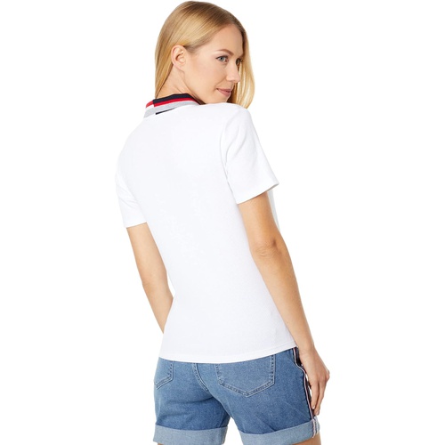 타미힐피거 Tommy Hilfiger Short Sleeve Ribbed Polo