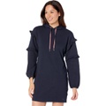 Tommy Hilfiger Ruffle Sleeve Sweatshirt Dress