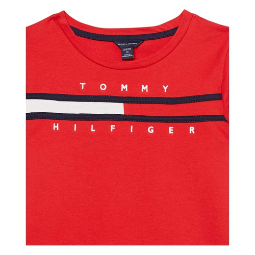 타미힐피거 Tommy Hilfiger Kids Flag Flounced T-Shirt Dress (Big Kids)