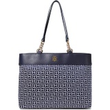 Tommy Hilfiger Camilla II Tote-Square Monogram Jacquard