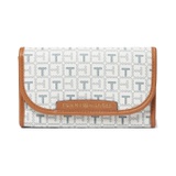 Tommy Hilfiger Kennedy II Flap Continental Wallet-Coated Square Monogram