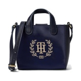 Tommy Hilfiger Lana Mini Satchel Satin PVC Crest