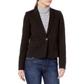 Tommy Hilfiger Womens One Button Blazer