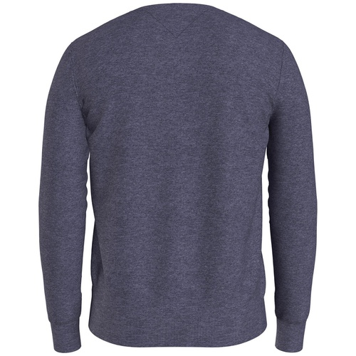 타미힐피거 Mens Essential Solid V-Neck Sweater