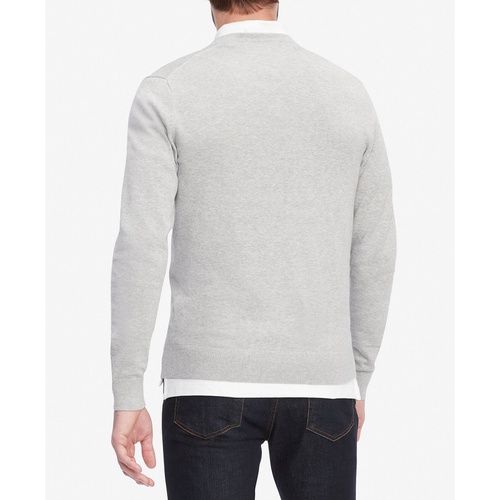 타미힐피거 Mens Essential Solid V-Neck Sweater