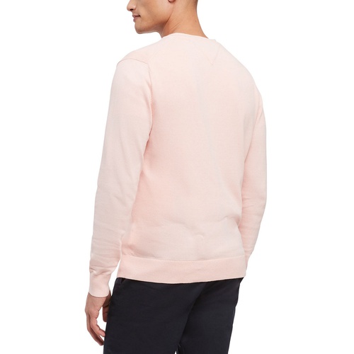 타미힐피거 Mens Essential Solid V-Neck Sweater