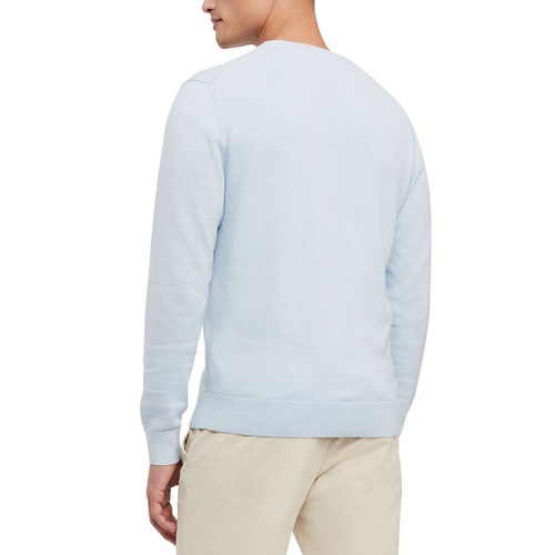 타미힐피거 Mens Essential Solid V-Neck Sweater