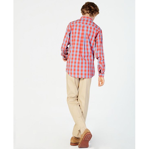 타미힐피거 Big Boys Kirk Box-Plaid Button-Down Shirt