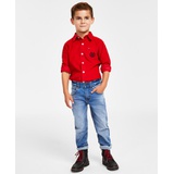 Toddler Boys Regular-Fit Blue Stone Jeans