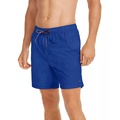 Mens Solid 7 Swim Trunks