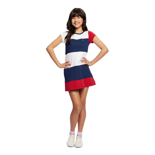 타미힐피거 Toddler Girls Colorblock Jersey Dress