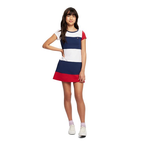 타미힐피거 Toddler Girls Colorblock Jersey Dress