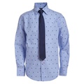 2-Pc. All-Over Dot Print Shirt & Tie Set Big Boys