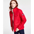 Womens Quilted Zip-Up Jacket