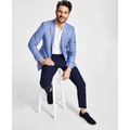 Mens Check Modern-Fit Sport Coat