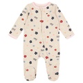 Baby Girls One-Piece Floral Logo Footed Coverall